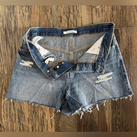 PacSun Vintage Cut Off Women’s Jean Shorts Sz 25 (*Runs Big) Hi Rise Button Fly - Picture 10 of 11